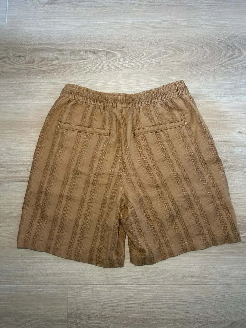 Goodfellow & Co Men's Textured Striped Elastic Waist Shorts